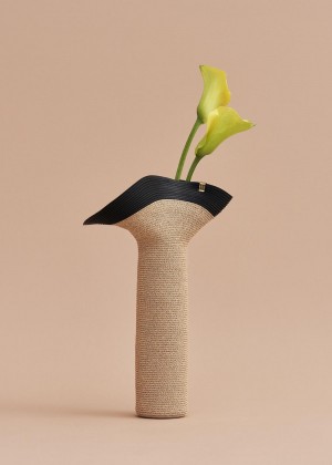 Mobje Polene Tall Lapel Vase Negrii | ROP9975J