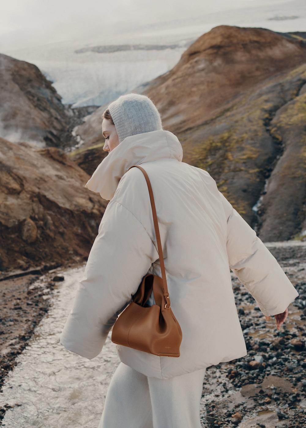 Numéro Neuf Polene Mini Textured Camel | ROJ9812P