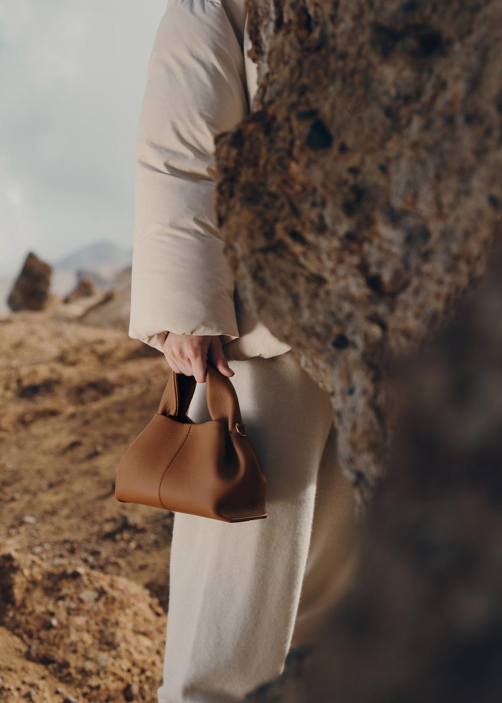Numéro Neuf Polene Mini Textured Camel | ROJ9812P