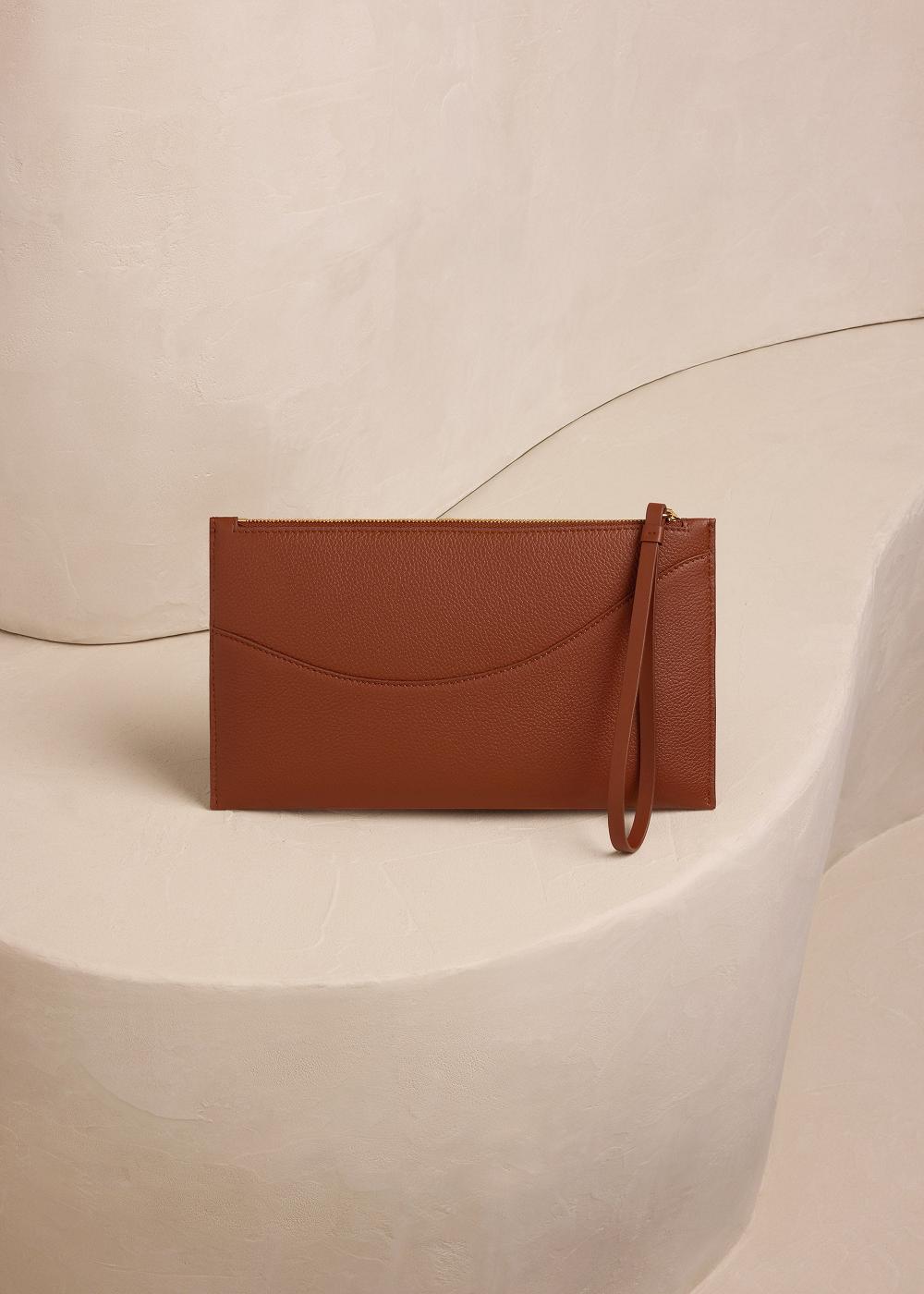Pouches Polene Sierra Duo Cognac | ROX9912Y